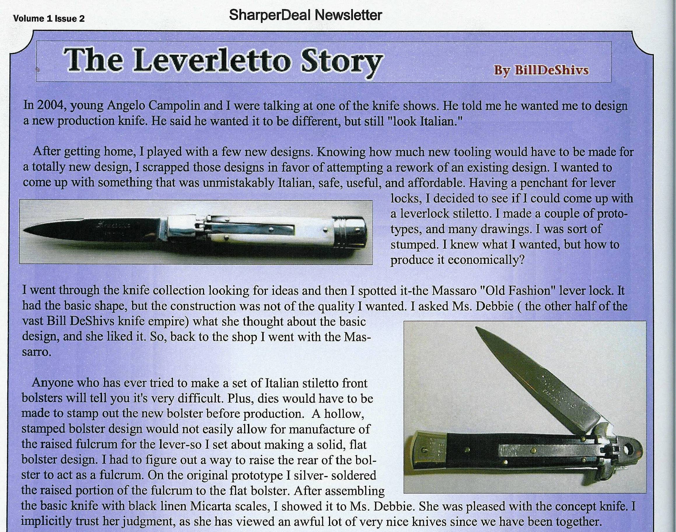 The Leverletto Story
