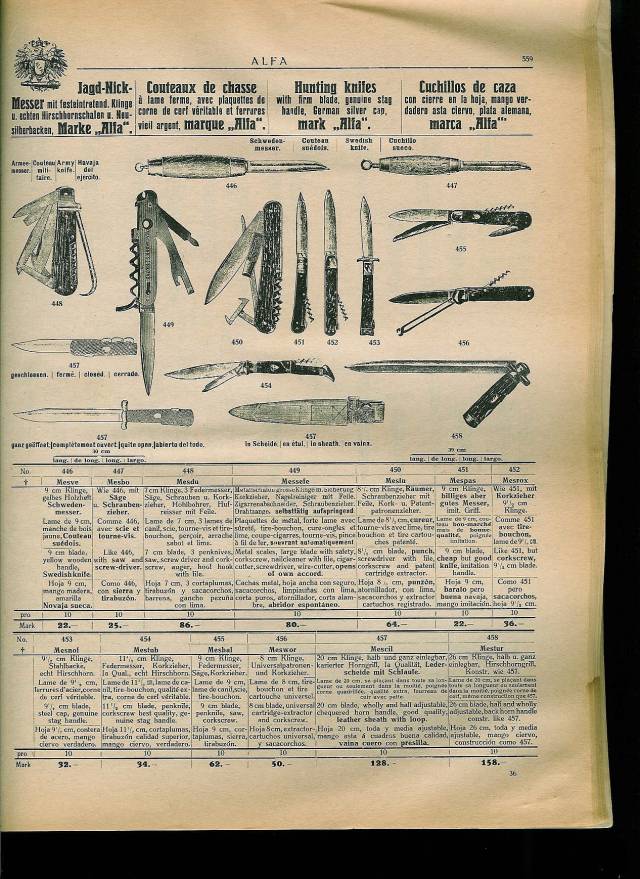 Adolph Frank 1911 catalog