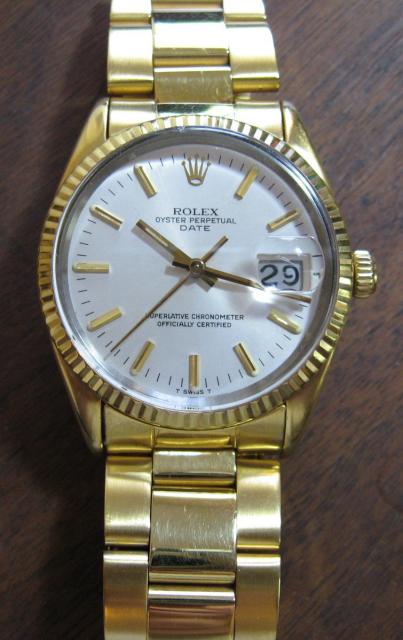 1984 Rolex gold shell-refinished.