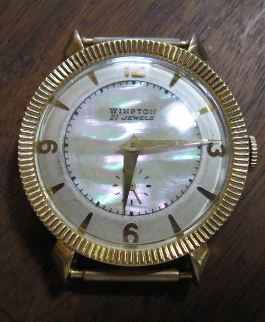 Antique Winston watch-replated
