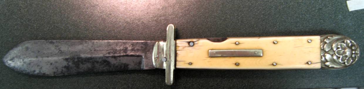 Sheffield ivory lockback - Click Image to Close